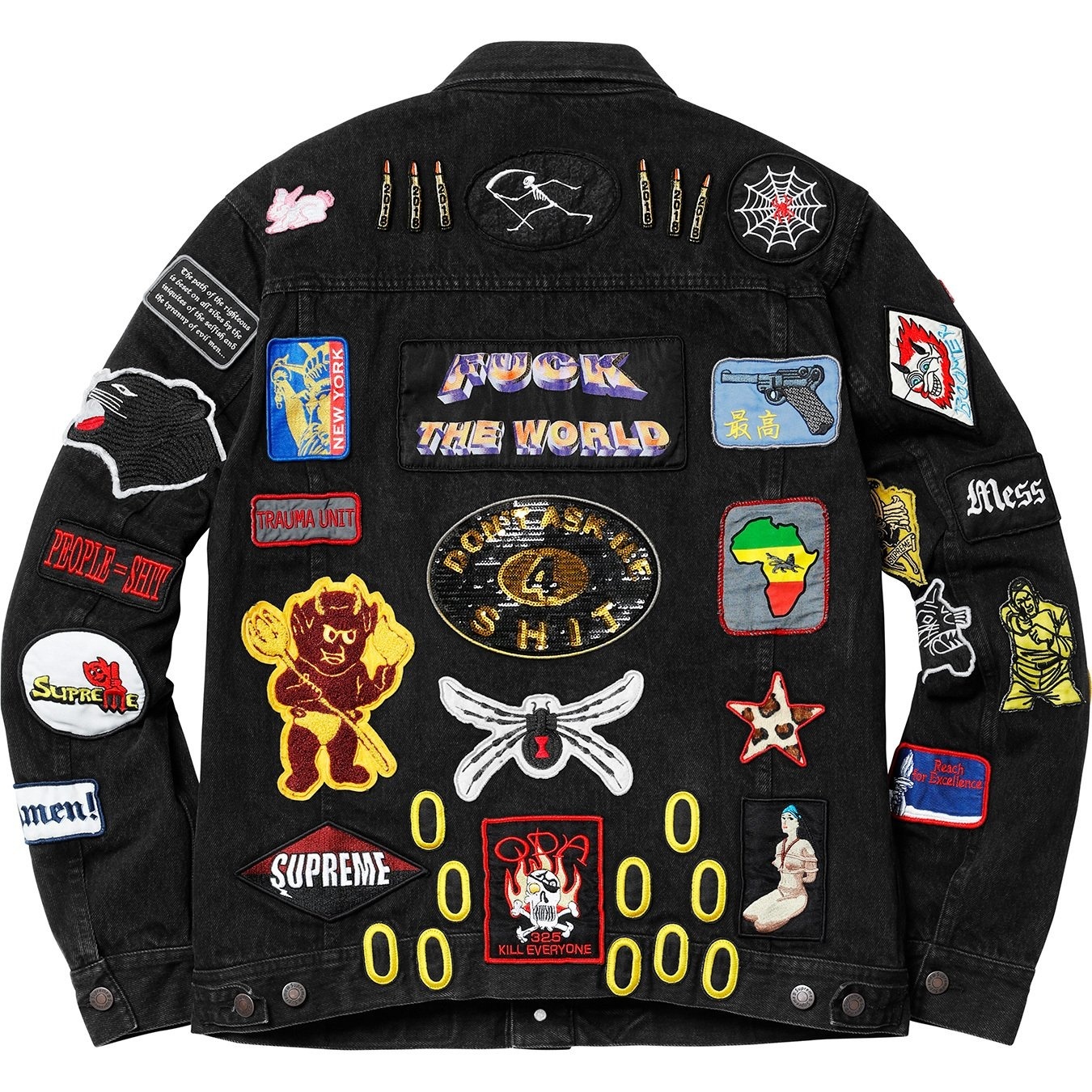 Patches Denim Trucker Jacket view 7